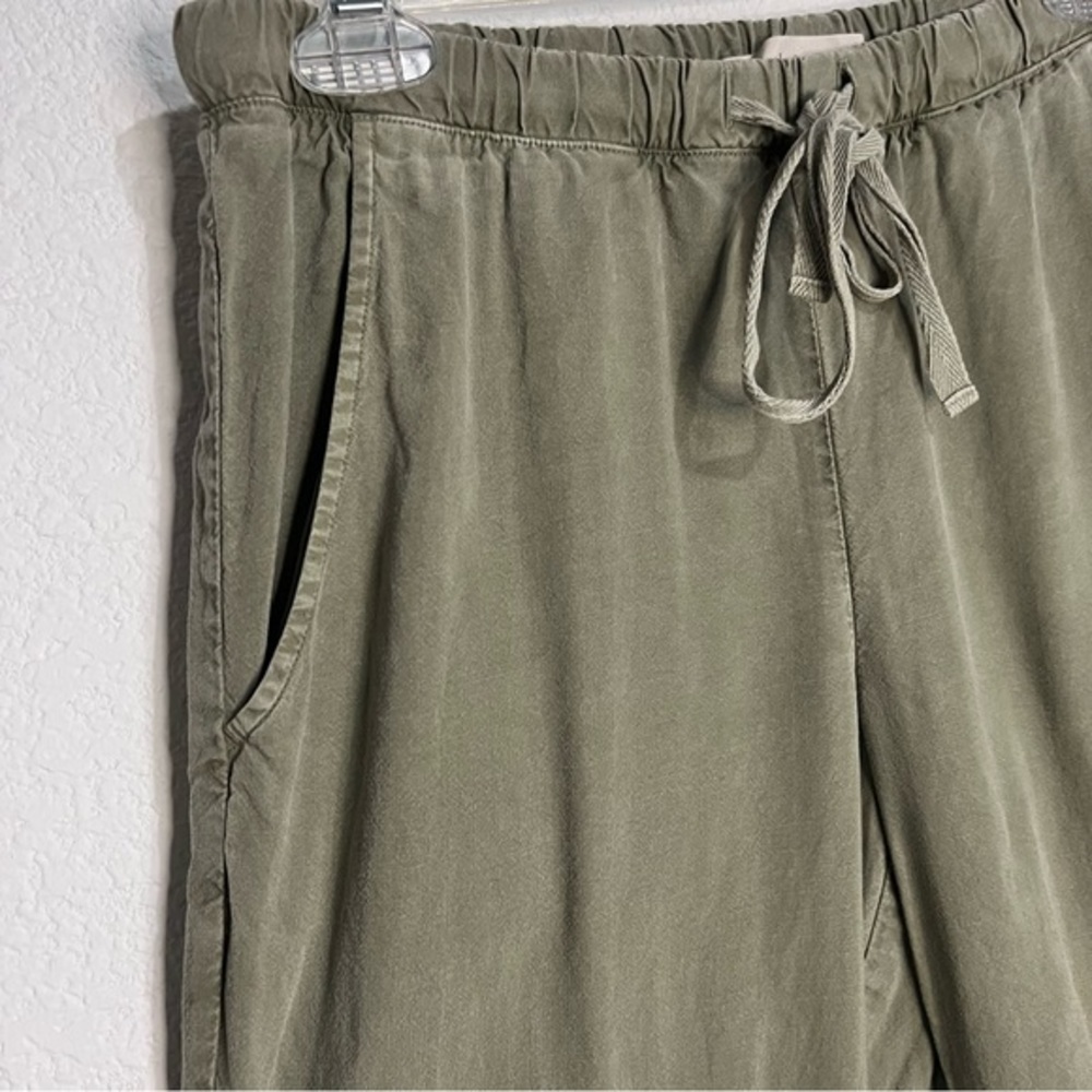 Anthropologie Cloth & Stone Olive Khaki Green Drawstring Everyday Jogger Pant XS - Picture 7 of 11